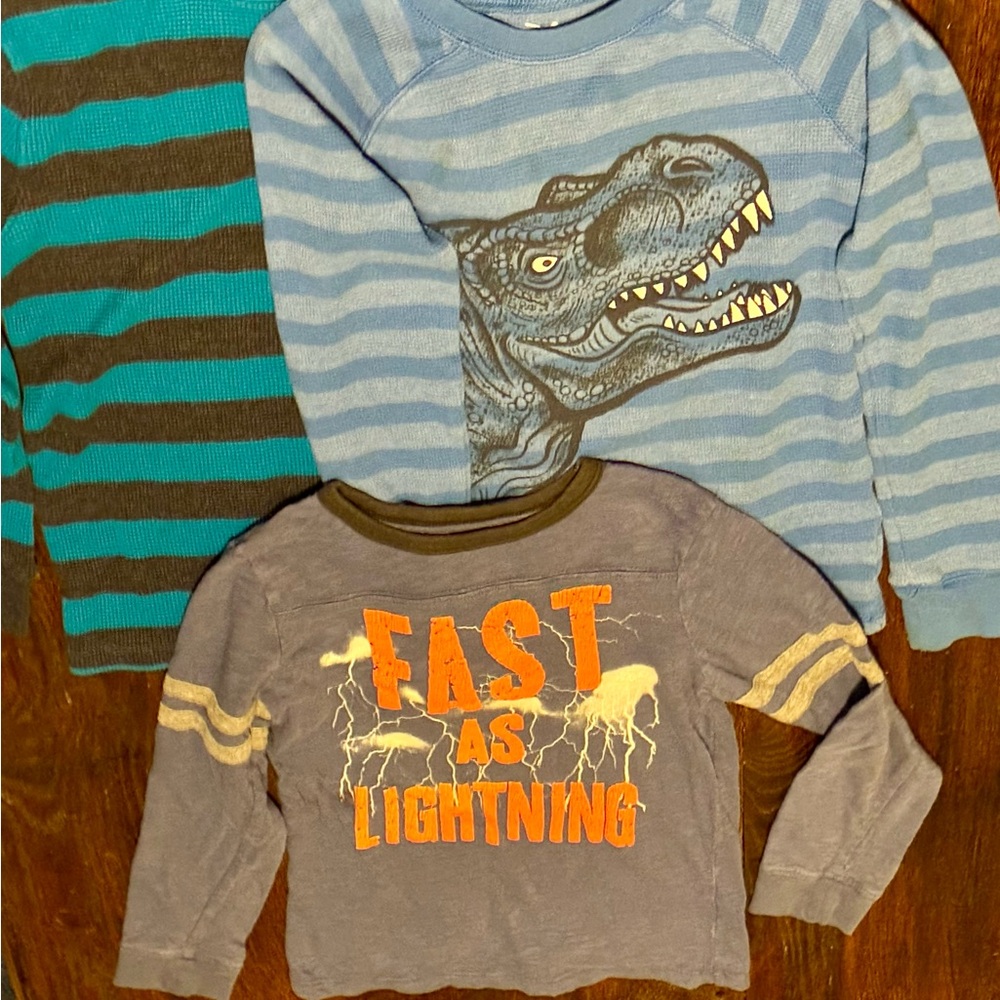 Lot of Boys Thermal Shirts (3) Size 6